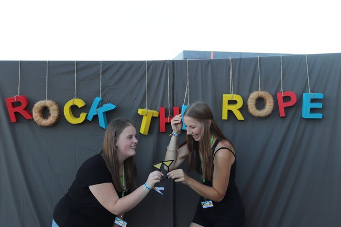 Fotobox am Rock the rope der Lj Hofstetten