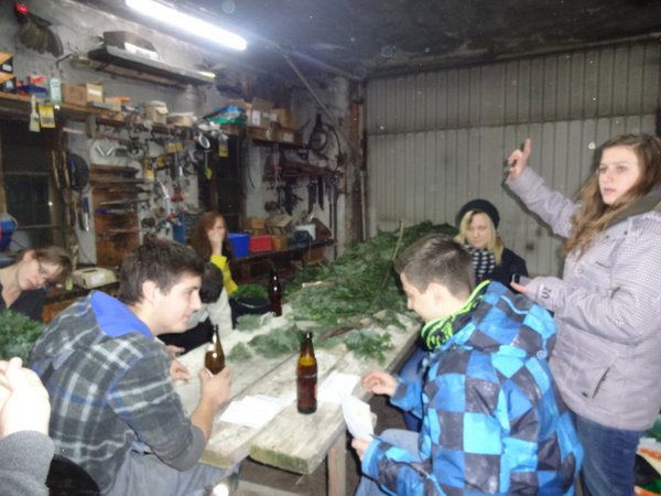 Adventkranzbinden Frankenfels